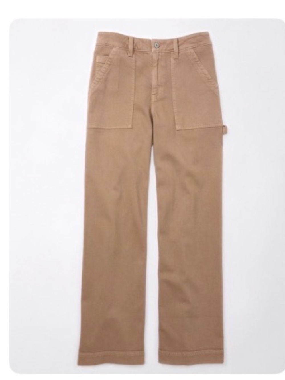 AE dreamy drape woven super high waisted baggy wide leg pant 6 Long